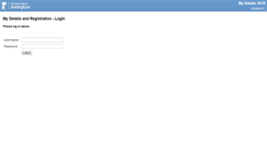 Desktop Screenshot of mydetails.nottingham.ac.uk