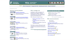 Desktop Screenshot of pesl.nottingham.ac.uk