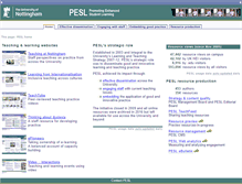 Tablet Screenshot of pesl.nottingham.ac.uk